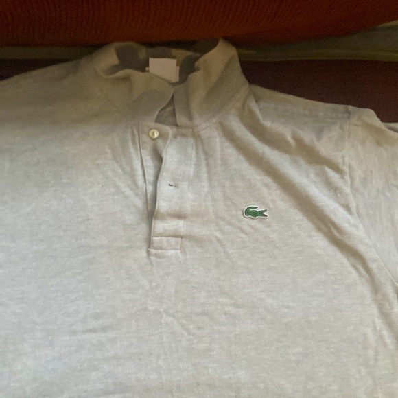 gray lacoste polo - Picture 1 of 1